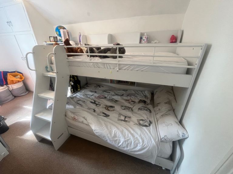 Kids double & single bunk bed 