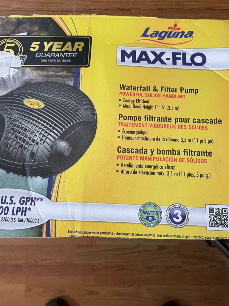 Laguna Max flow Pool pump