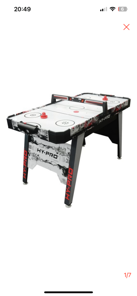 Air hockey table like new