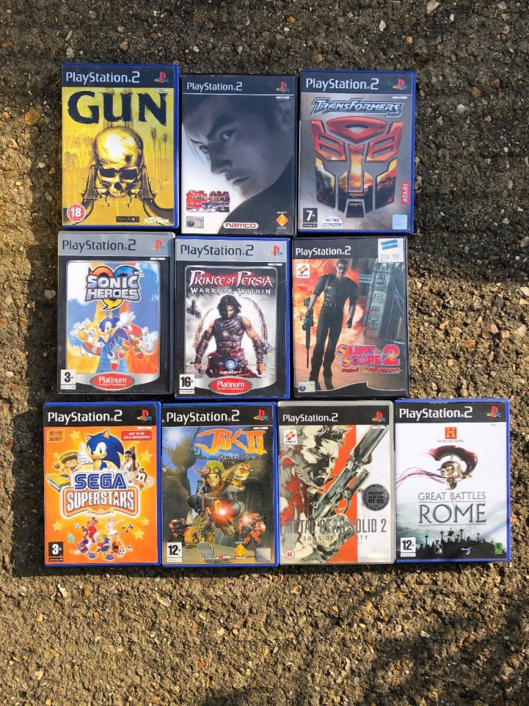 PlayStation 2 Games Bundle - 9 PS2 Titles