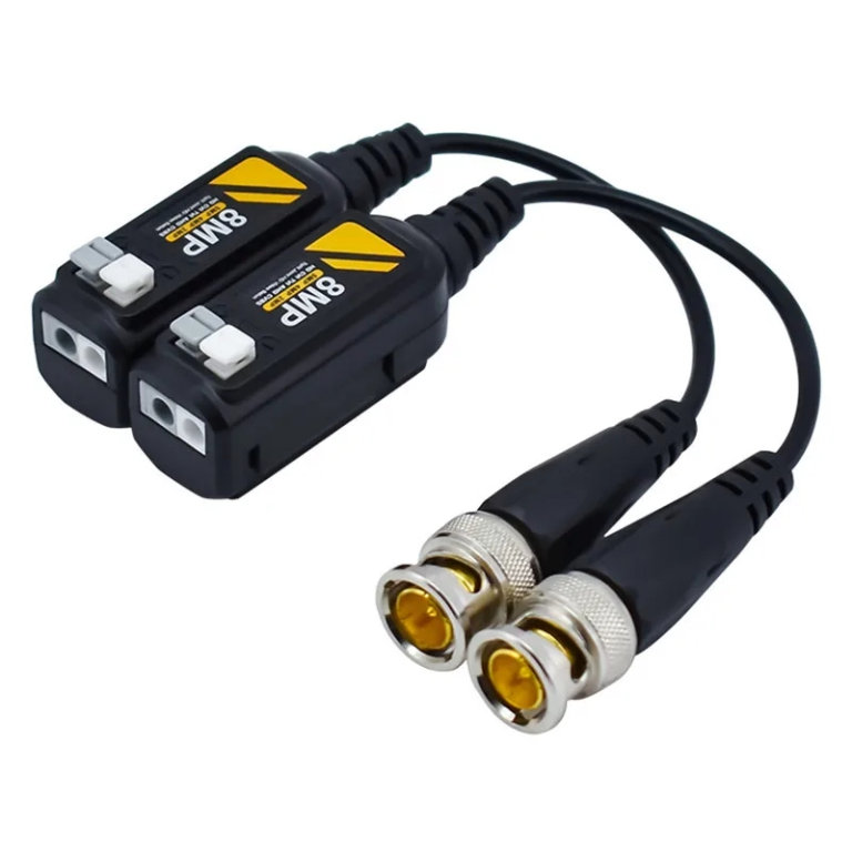8MP 4K HD CCTV Camera Video Balun Cat5e Cat6 To CVI/AHD/TVI/CVBS