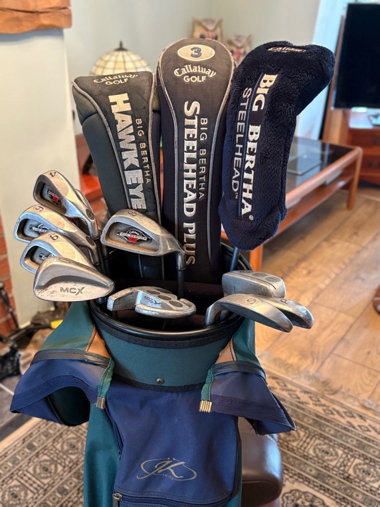 Premium Callaway Big Bertha Golf Set – Driver, Woods, Full Irons + Bag (Complete Ready-to-Play Set)