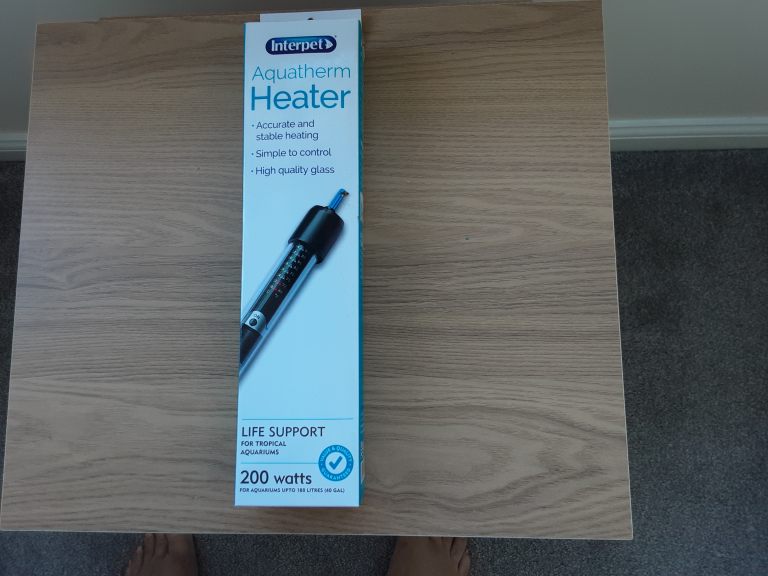 Aquarium heater    used
