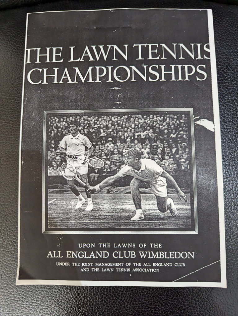 WIMBLEDON 1955 MAGAZINE THE LAWN TENNIS CHAMPIONSHIPS PHOTOCOPY OF ORIGINAL