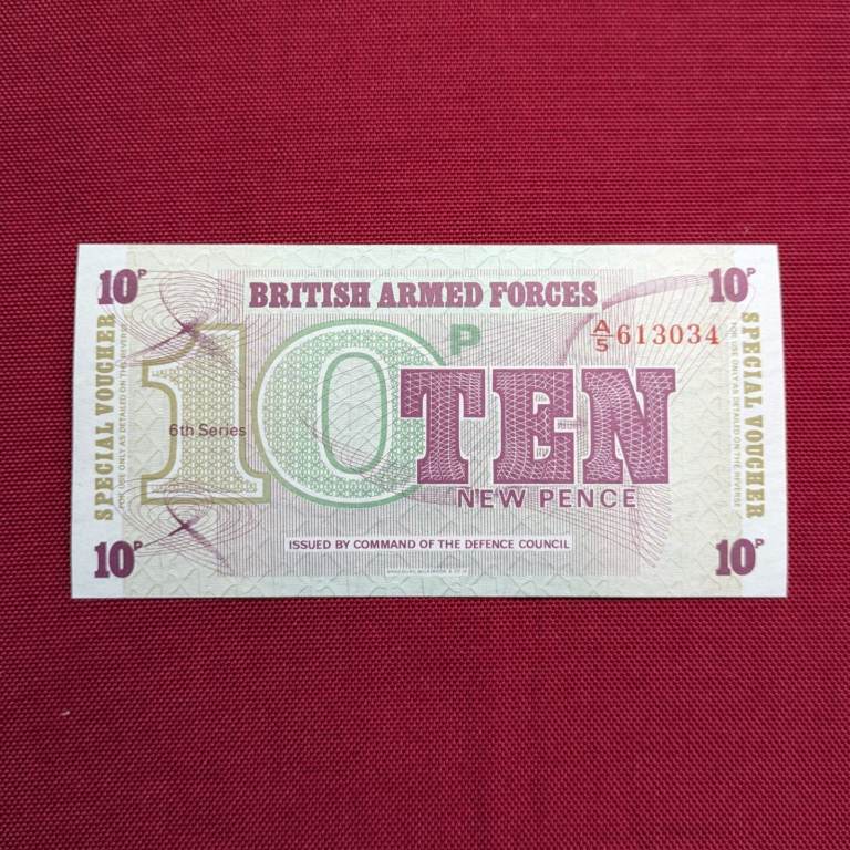 ♥ Mint Uncirculated banknote - BRITISH ARMED FORCES - please see other adverts for coins