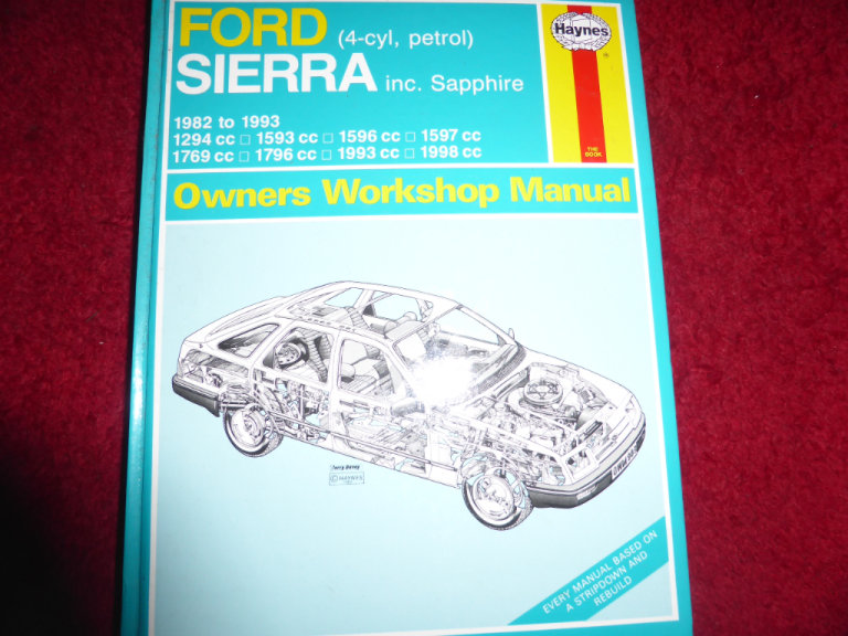 HAYNES WORKSHOP MANUAL for the FORD SIERRA (inc. Sapphire)