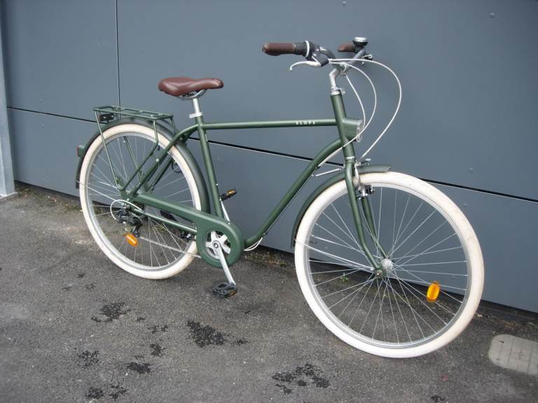 Large Hybrid/ Commuter Bike by Decathlon, Green, JUST SERVICED / CHEAP PRICE!!!