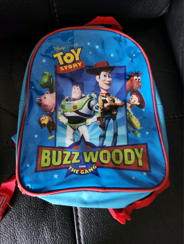 Toy Story Woody & Buzz Fabric Kids School Backpack