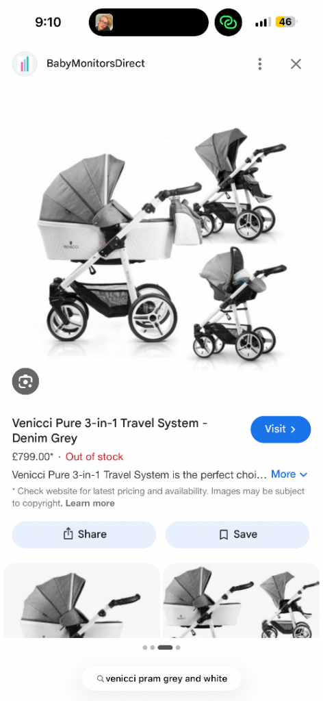 Venicci pram 