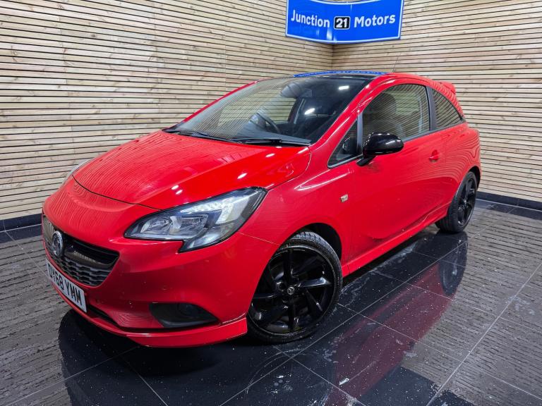 2018 Vauxhall Corsa 1.4i ecoTEC SRi VX Line Nav Black Hatchback 3dr Petrol
