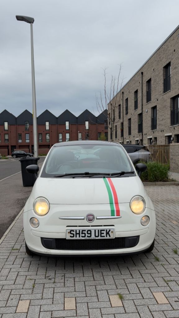 Fiat, 500, Hatchback, 2009, Manual, 1242 (cc), 3 doors
