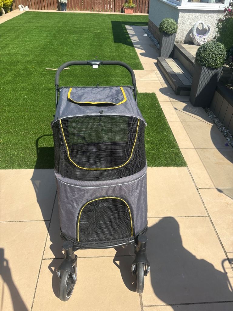 Pawhut foldable dog pram