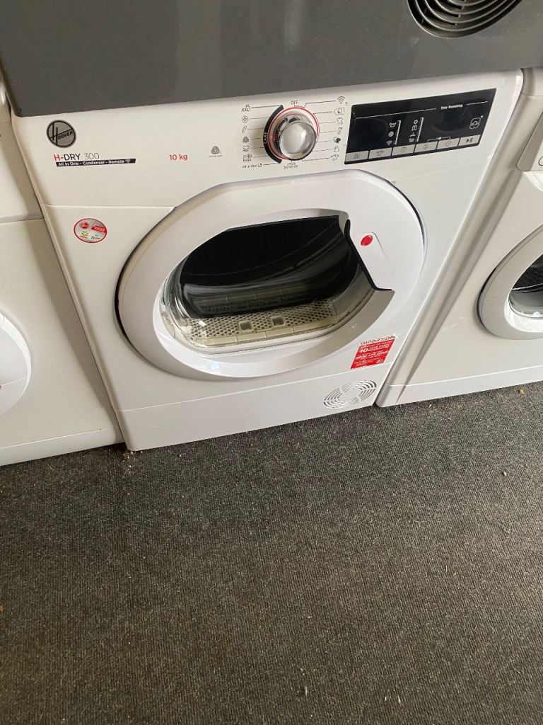🚚✅WHITE HOOVER 10KG CONDENSER TUMBLE DRYER £150 CAN DELIVER 