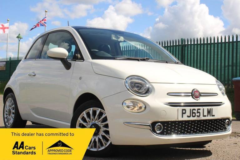 2015 Fiat 500 1.2 Lounge Euro 6 (s/s) 3dr Hatchback Petrol Manual