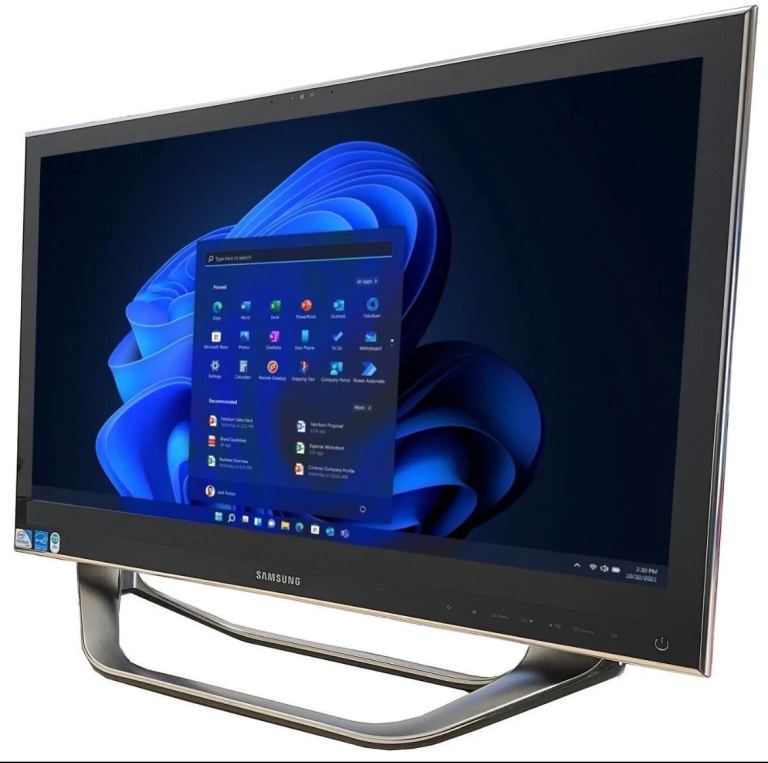 SAMSUNG 700A 23 INCH ALL IN ONE PC TOUCHSCREEN INTEL 16GB RAM 256GB SSD WIN 11