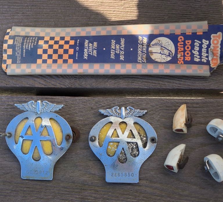 AA badges x 2 and door guards