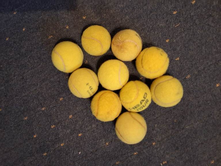Tennis balls used