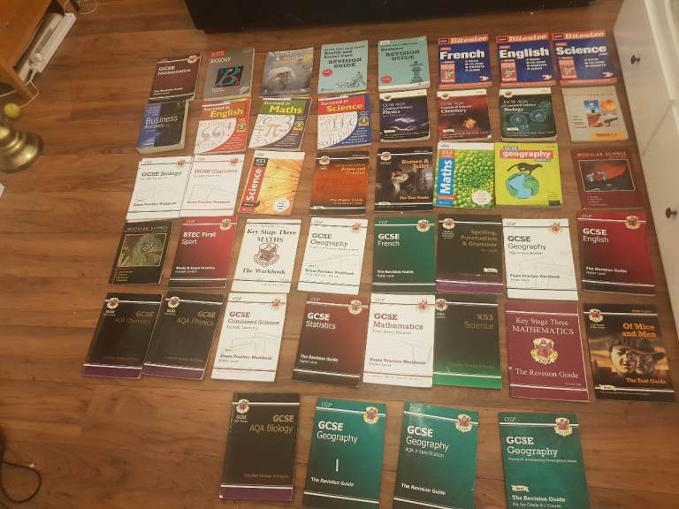 44 books x CGP school GCSE Revision Guides and Textbooks – Huge Selection