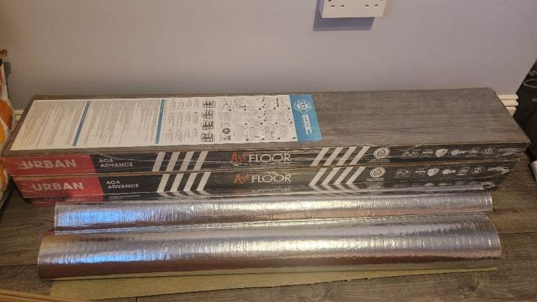 Grey lamanate Flooring