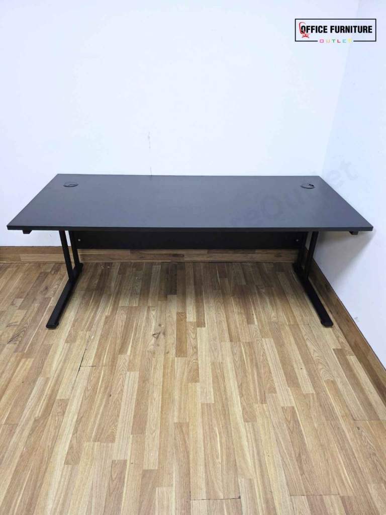 Brand New Black Office Desk (160x80cm/180x80cm)