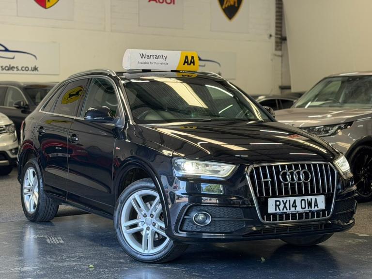 AUDI Q3 2.0 TFSI S line Petrol 2014+AUTOMATIC+SATNAV+HEATED LEATHER+BTOOTH+ULEZ!