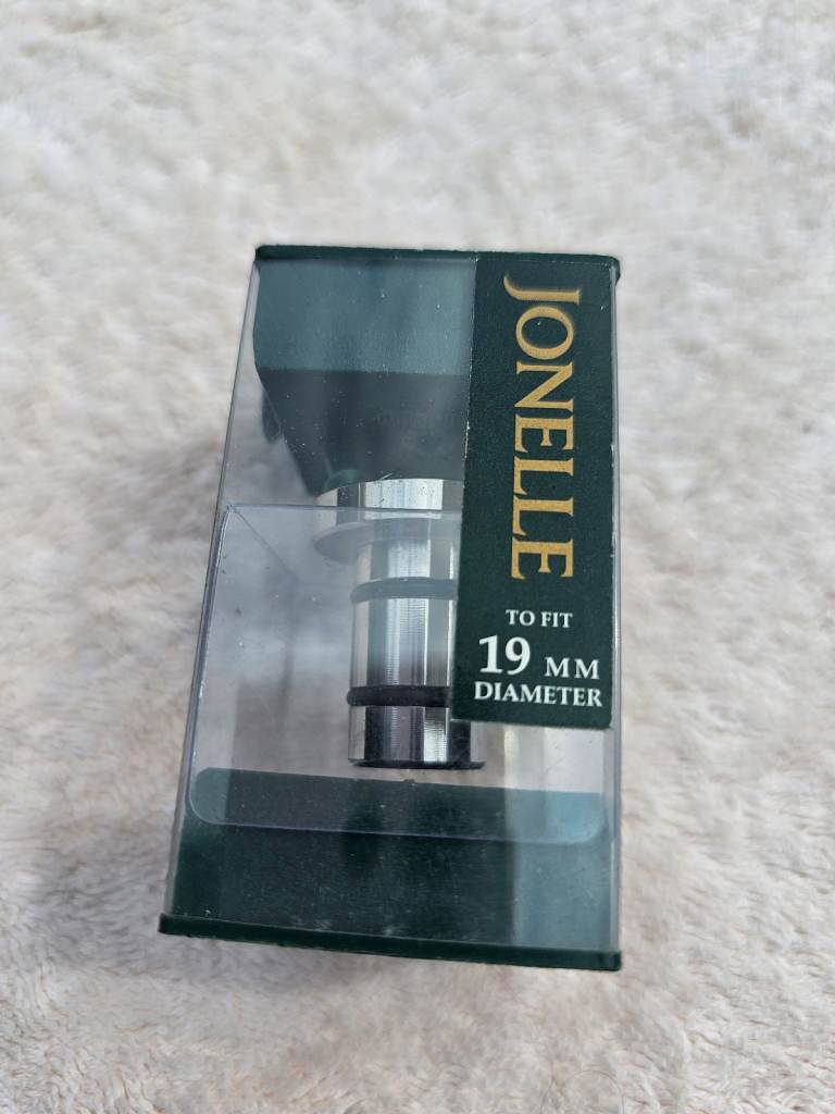 x2 Jonelle 19mm Chrome Curtain Pole Stud End – New in Box 