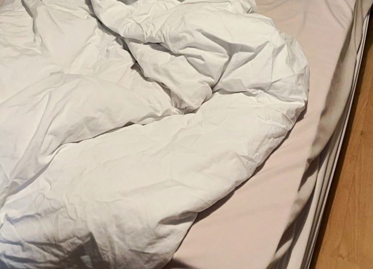 Bed spread ( very good quality) grey color