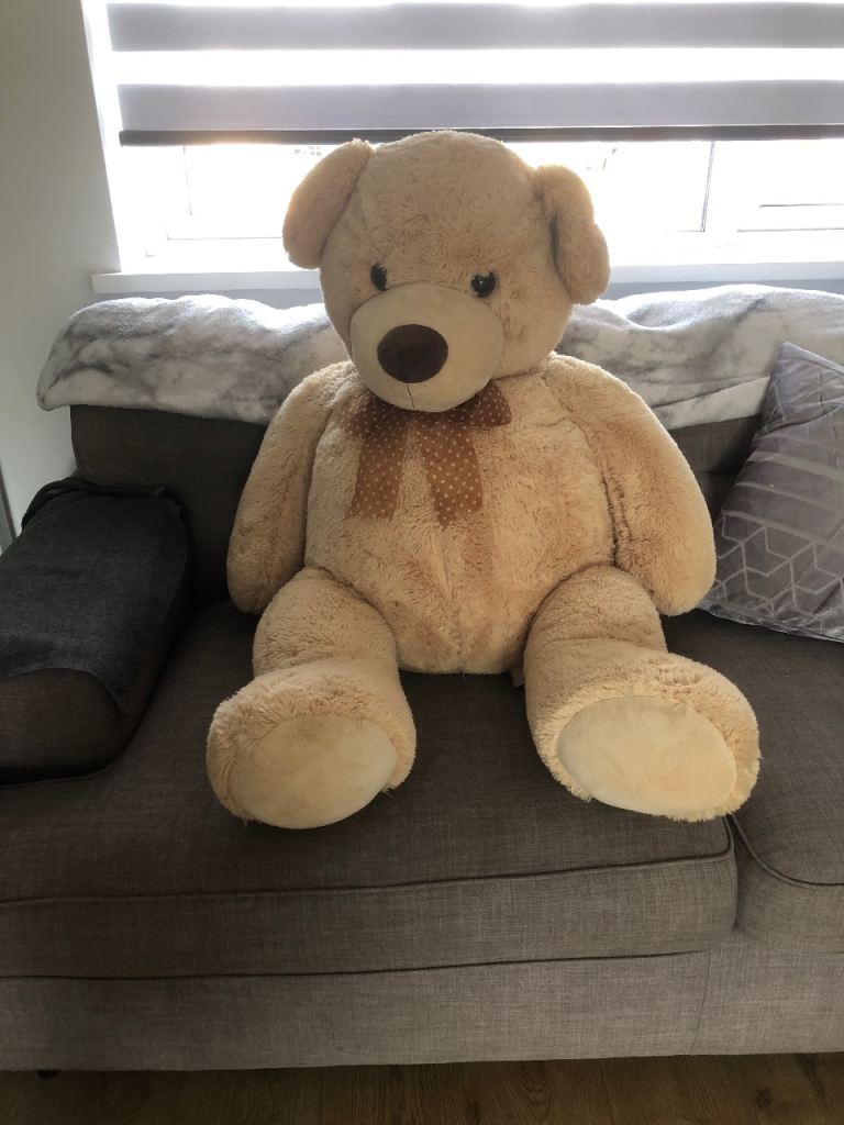giant Beige Teddy Bear 