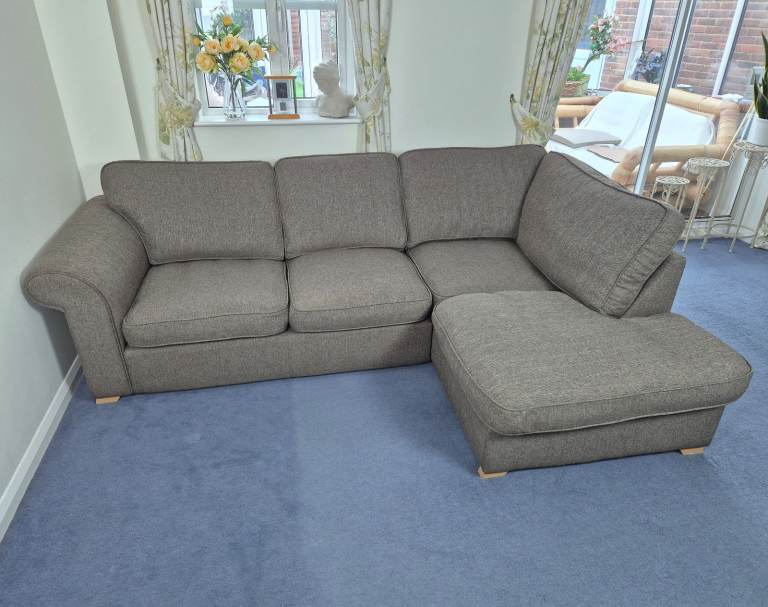 DFS Angelic Left Hand Facing Arm Corner Sofa in Beige RRP £1099 *FREE LOCAL DELIVERY*