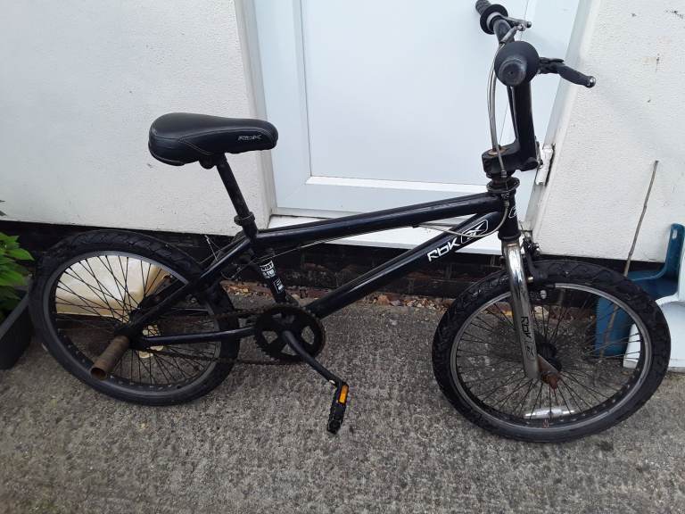 RBK Reebok BMX stunt bike with rear pegs 20 inches wheels