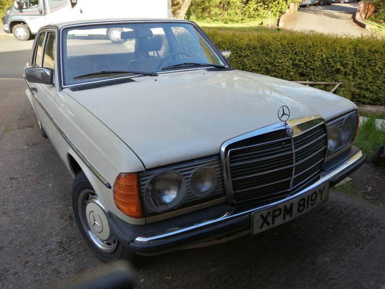 Mercedes W123. Left-hand drive.
