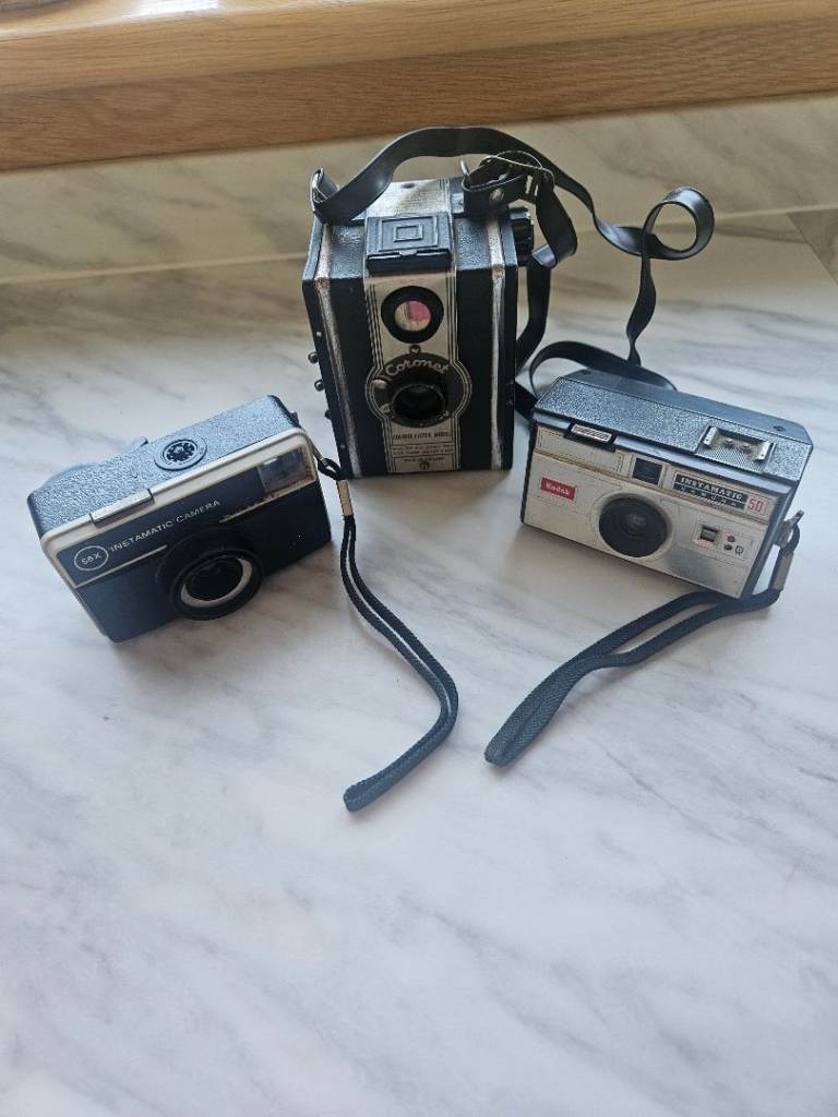 Vintage Film Cameras - Kodak &Coromet Untested