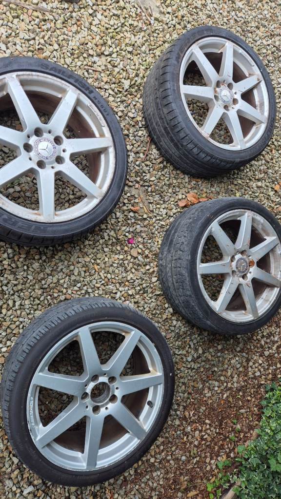 image for Mercedes W204 C Class AMG 18 inch alloys