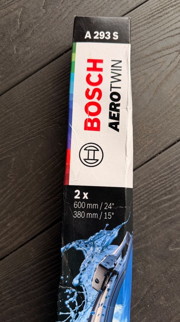 BOSCH A293S Wiper Blade Front Set Fits Chrysler Fiat Ford Nissan