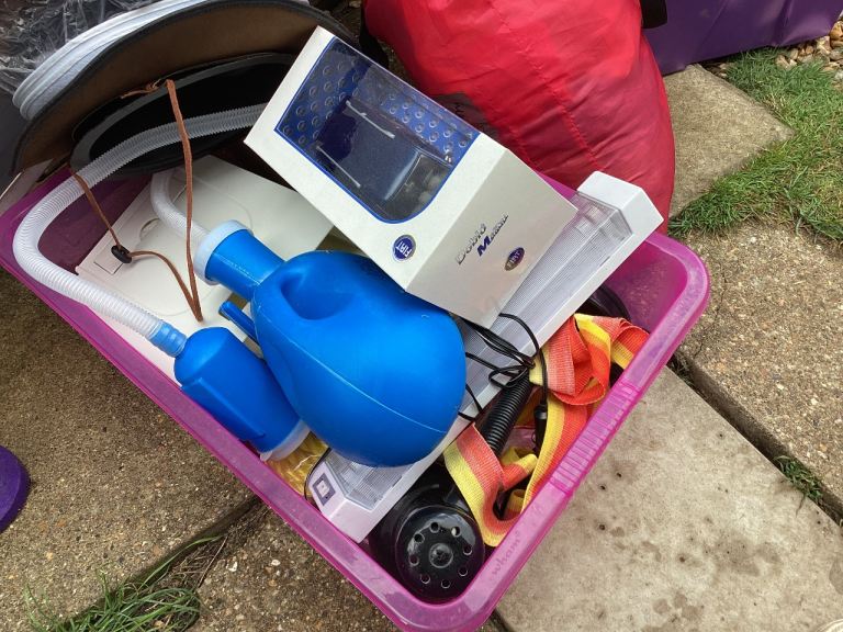 Joblot of Various Items - Home Cinema, Hats, Melodica, Car Covers