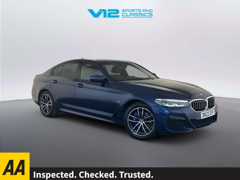 2022 BMW 5 Series 530e M Sport 4dr Auto SALOON PETROL/ELECTRIC Automatic