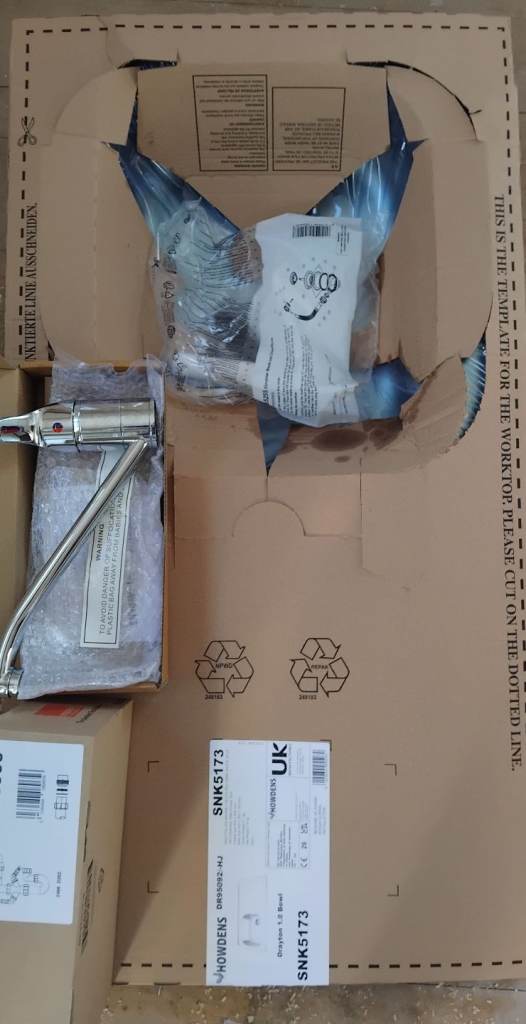 BRAND new Kitchen sink, mixer tap and full waste kit. Can deliver if local 