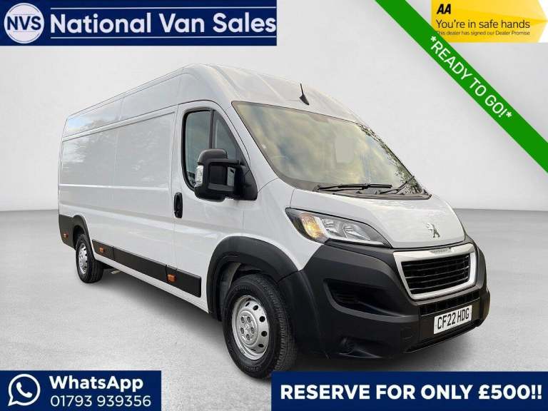 2022 Peugeot Boxer 2.2 BlueHDi H2 Professional Van 140ps PANEL VAN DIESEL Manual