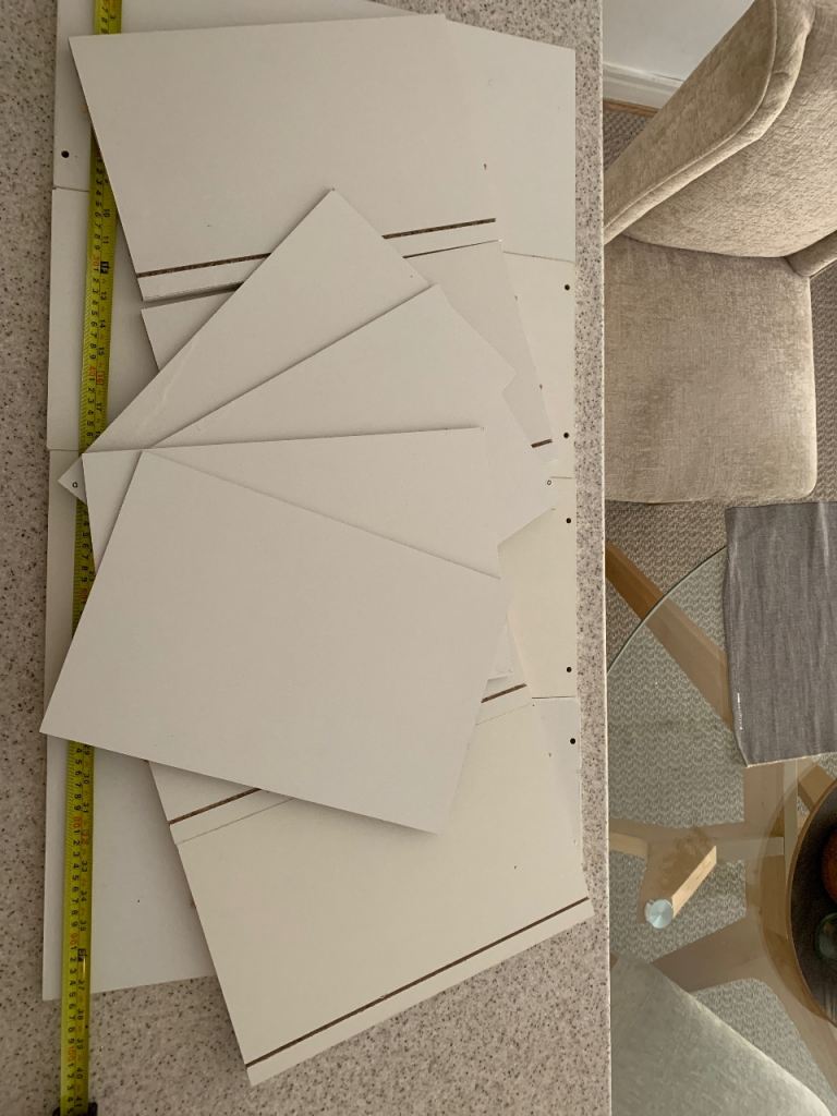 Kitchen Unit Doors and Panels – White, Good Condition