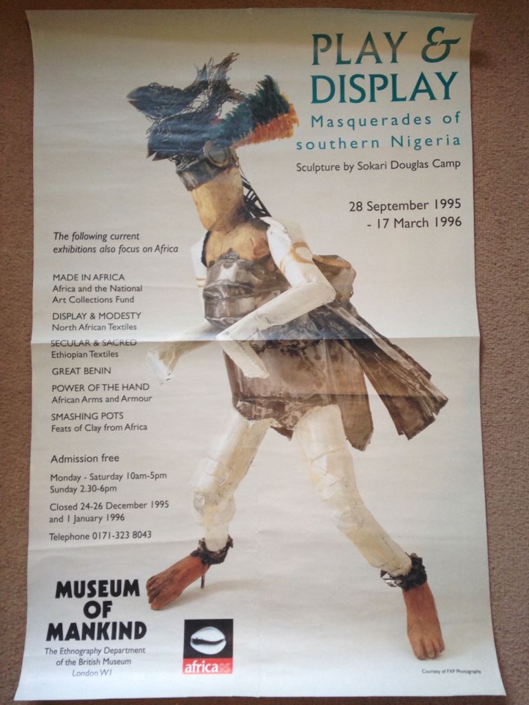 Africa Nigeria Poster UK Museum of Mankind 1995