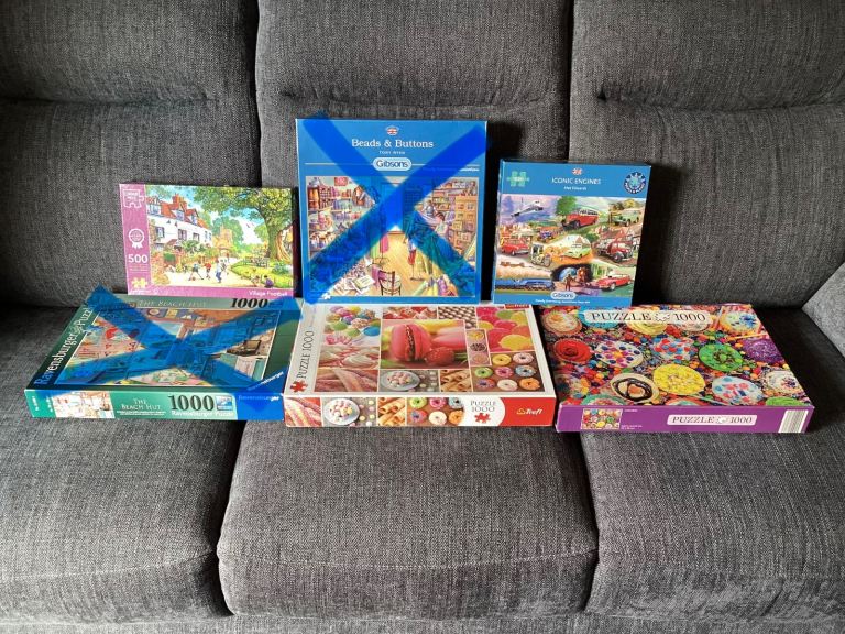 Jigsaw puzzles. Complete. Lot 3.