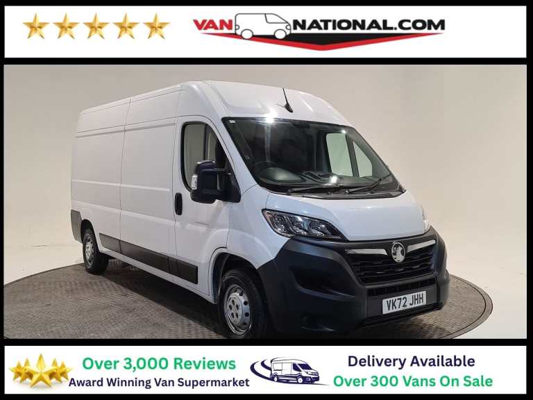 2022 Vauxhall Movano 2.2 CDTI 3500 BI-TURBO EDITION L3 H2 140 BHP LWB Panel Van Diesel Manual