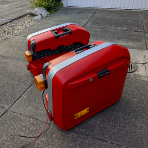 Krauser K2 35L Motorcycle Hard Luggage Panniers With Mounting Brackets