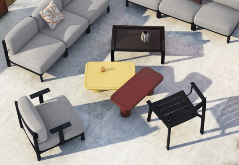 NEW CONRAN SHOP HIGHLINE COFFEE TABLE FROSTED GLASS- WHITE 