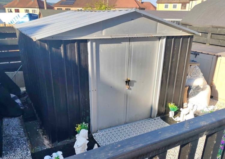 Metal shed 