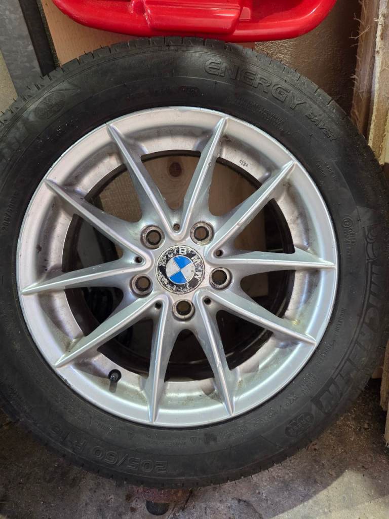Bmw 360 v spoke alloy wheel and tyre 