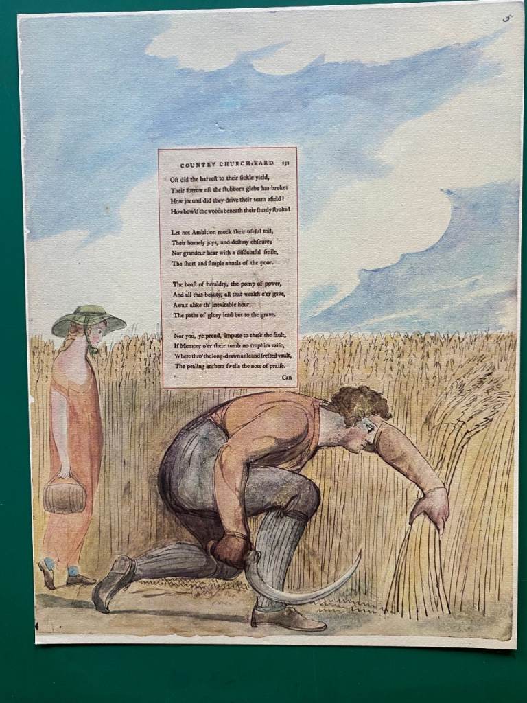 Blake: Illustration to 'Gray's Elegy'