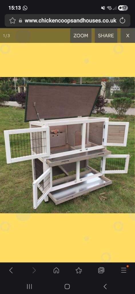 Rabbit/Guinni Pig Hutch New 