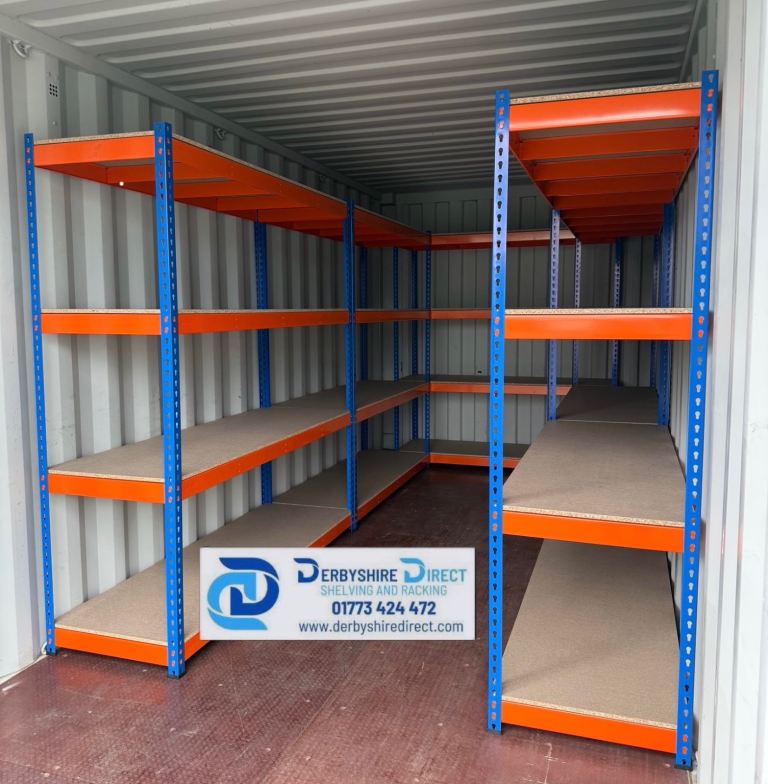 Heavy duty solid racking units - warehouse - office - garage - storage
