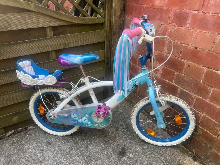 Huffy Girls Disney Frozen Bike 16” Wheels Suit Age Approx 5-6